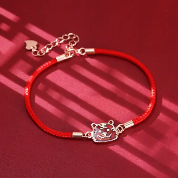 Chinese Zodiac Horse Red/Gold ID542 Bracelet