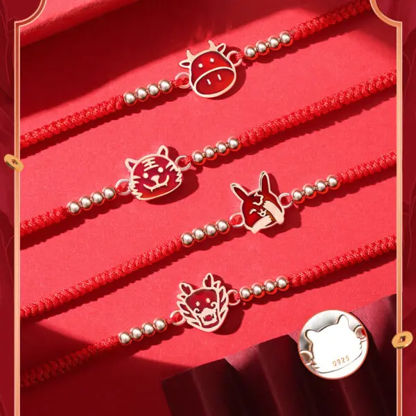 Vinchic Chinese Zodiac String Bracelet