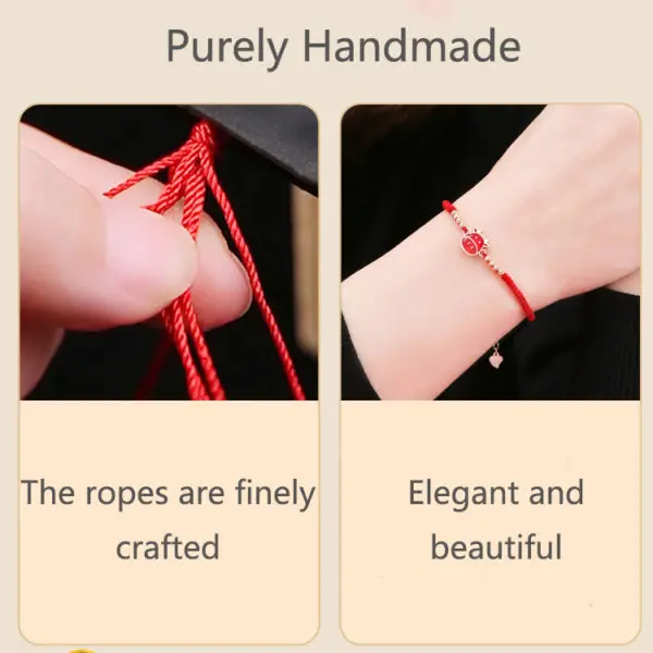 Zodiac Red Thread Bracelet, Chinese Accessories, Kids